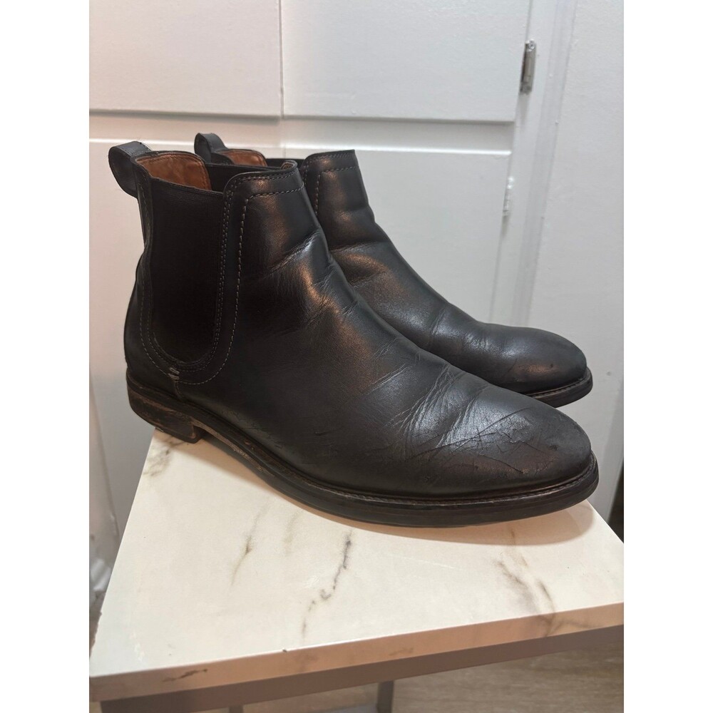 Cole Haan Warner Grand Boots Mens Size 10 Black Water Resistant Leather